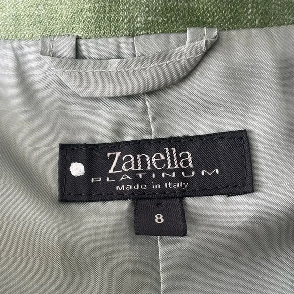 ZANELLA PLATINUM LORO PIANA FABRIC JACKET Size 8 - Picture 5 of 14